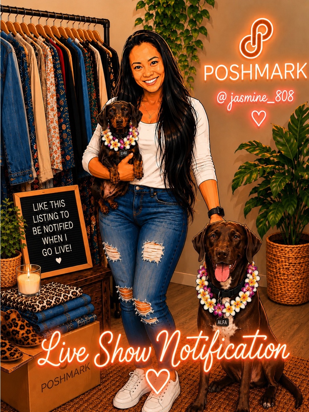 🚨LIVE SHOW NOTIFICATION. I’m LIVE, Friends. Come join me!♥️Jasmine